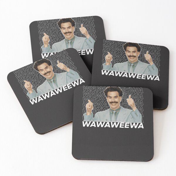 Item preview, Borat - Wawaweewa - Negro - Camiseta con pegatina Camiseta clásica designed and sold by AngelinaGiebel.