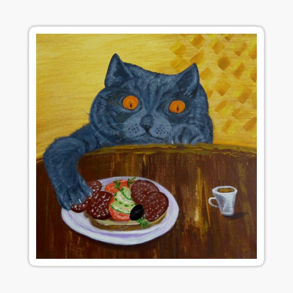 Cat. British blue Sticker