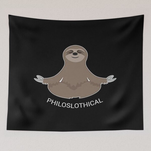 Item preview, Faultier Philoslothical Yoga designed and sold by denvanart.