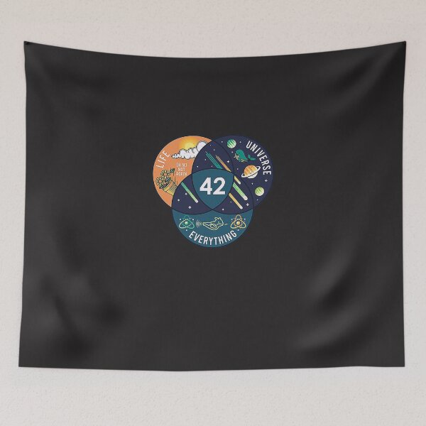 Item preview, 42 Answer to Life Universe and Everything Essential T-Shirt designed and sold by NilsHinrichs.