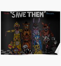 Five Nights at Freddy's "Save Them" Poster