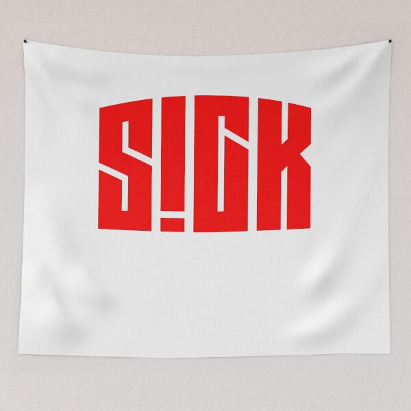 Item preview, sickick sick s!ck!ck white red designed and sold by Grafik0.