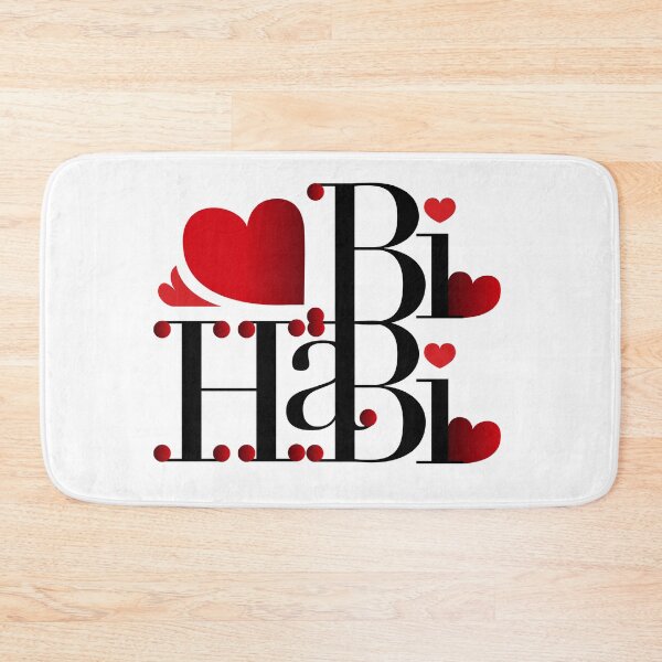 Item preview, Habibi Arabic text with heart decorated Design designed and sold by Raju-Creative.