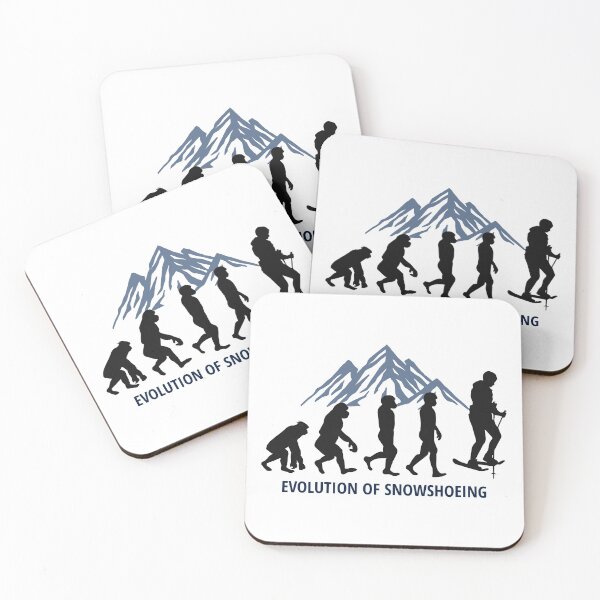 Item preview, Snowshoe Snow Hiking Winter Snowshoeing Evolution designed and sold by TastefulTees.