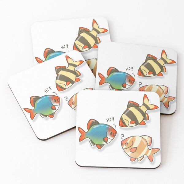 Item preview, Tiger Barb Friends! designed and sold by whaletinyfish.