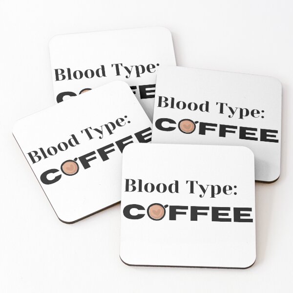 Item preview, Blood Type, Coffee. Funny Coffee Lover Design. designed and sold by That Cheeky Tee.