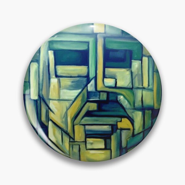 Item preview, Cubist face designed and sold by Shellavision.