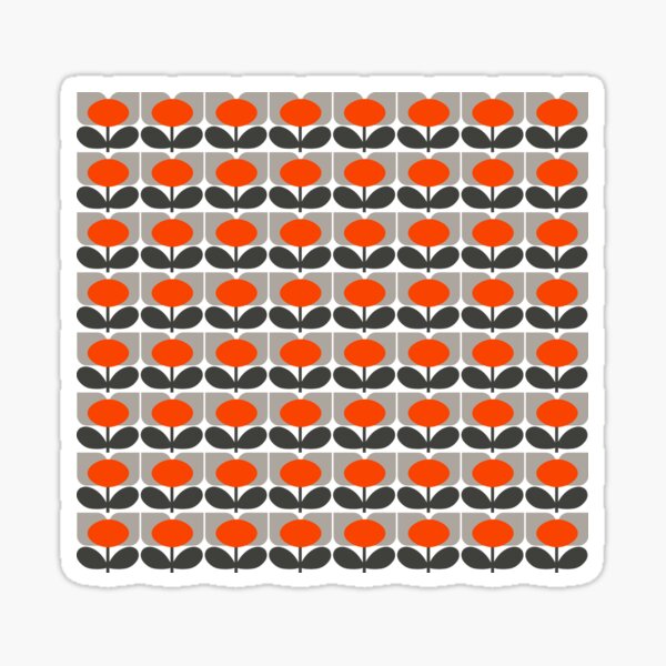 "orla kiely,Flower ,orla kiely pattern" Sticker for Sale by spotfly Redbubble