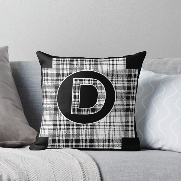 Item preview, Monogrammed Black and White Plaid designed and sold by Greenbaby.