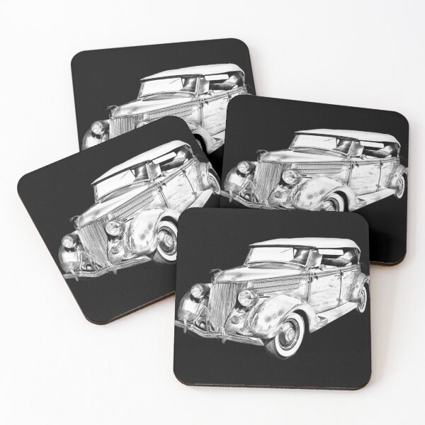 Item preview, 1936 Ford Phaeton Convertible Illustration  Classic . designed and sold by vieunmbelski.