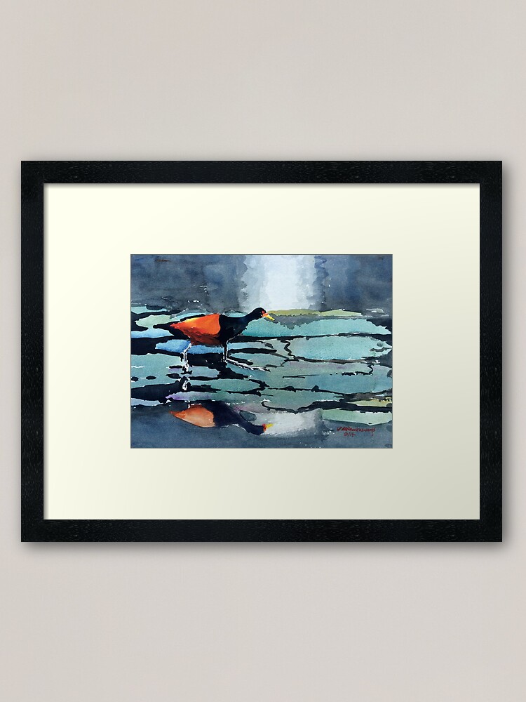 Alternate view of Bird Reflection Framed Art Print
