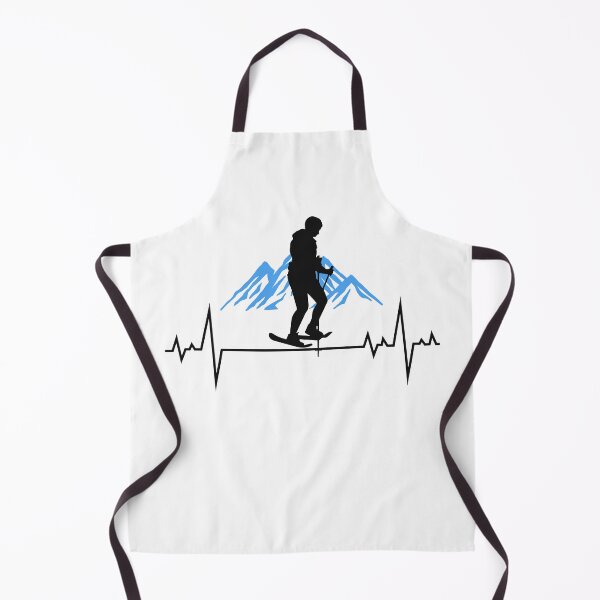 Item preview, Snowshoe Hiker Hiking Winter Snowshoeing Heartbeat designed and sold by TastefulTees.