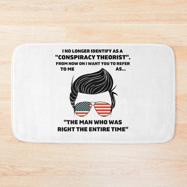 Item preview, Man I No Longer Identify As A Conspiracy Theorist From Now designed and sold by Run to Creations.