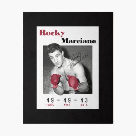  Rocky Marciano KO's Joe Louis 8x10 Photo : Sports
