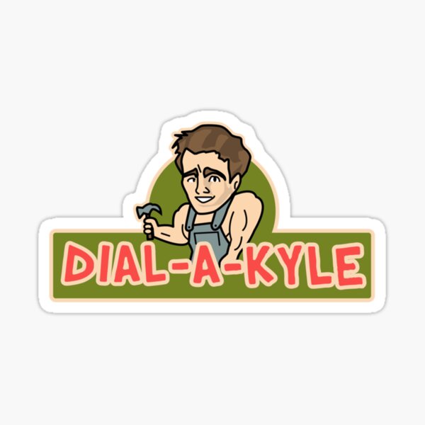 "DialAKyle " Sticker by KorraKreations Redbubble