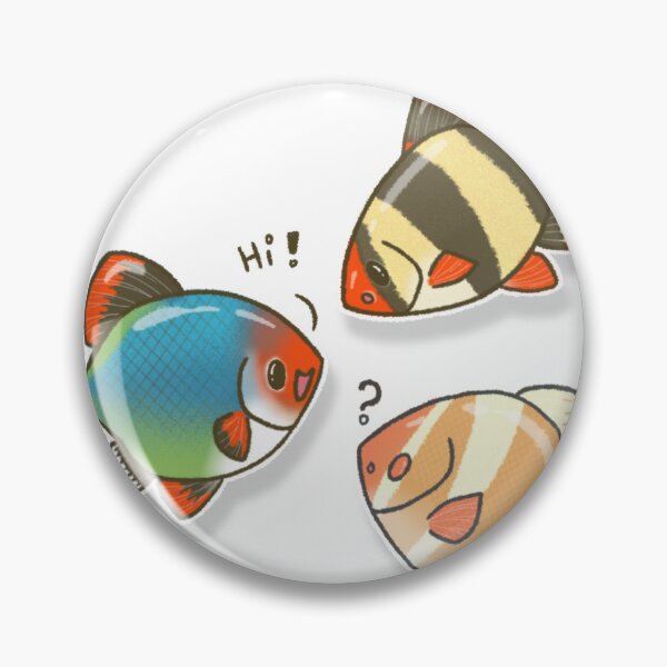 Item preview, Tiger Barb Friends! designed and sold by whaletinyfish.