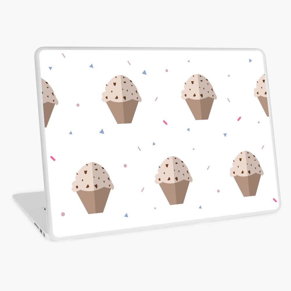 Muffin Pattern Laptop Skin