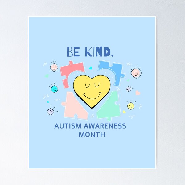 Item preview, BE KIND | It's OK To Be Different | Autism Awareness Month | Blue for Autism designed and sold by AskYourSoul.