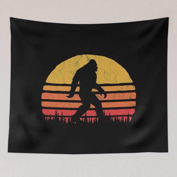 Item preview, Retro Bigfoot Silhouette Sun Vintage  - Believe! Essential . designed and sold by lelleqpmansi.