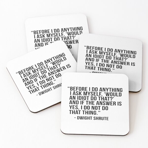 Item preview, Dwight Shrute Quote  designed and sold by KorraKreations.