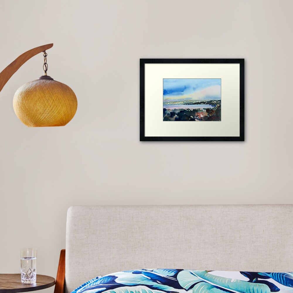 Monterey Bay, California Framed Art Print