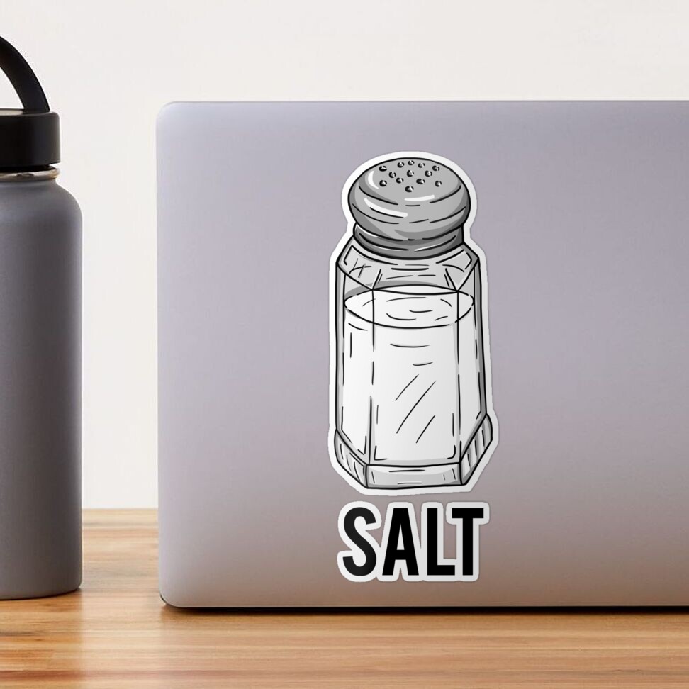 Salt Sticker for Sale by JcKArt