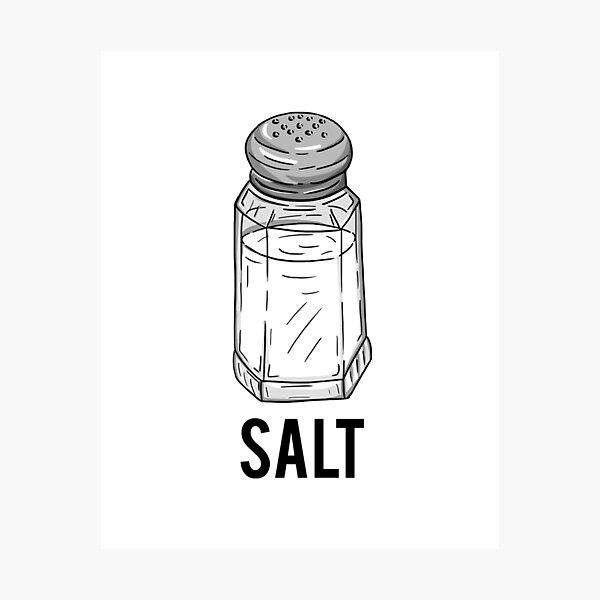 Super Cute and Fun Salt Shaker Art Board Print for Sale by MyBeesTees