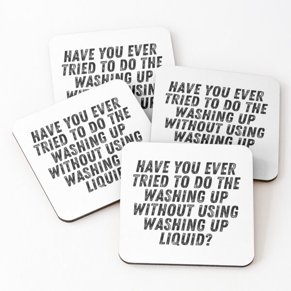 Item preview, Have you ever tried to do the washing up without using washing up liquid Peep Show Word Art  designed and sold by KorraKreations.
