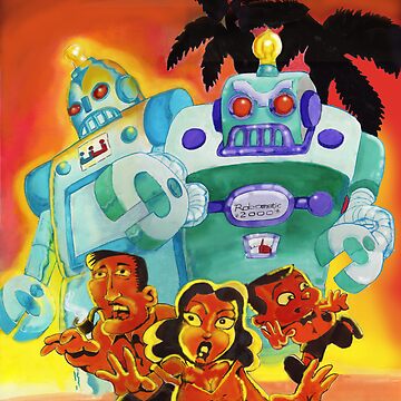 Artwork thumbnail, Escape From Robot Island by Jerome Benedict