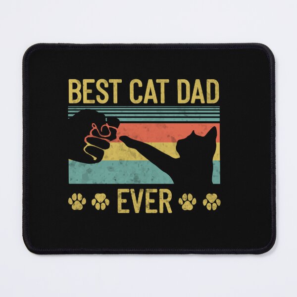 Item preview, Best Cat Dad Ever Funny Vintage Retro Cat Daddy Father Gift, Simple Graphic,  designed and sold by DaviidSTORE.