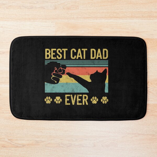 Item preview, Best Cat Dad Ever Funny Vintage Retro Cat Daddy Father Gift, Simple Graphic,  designed and sold by DaviidSTORE.