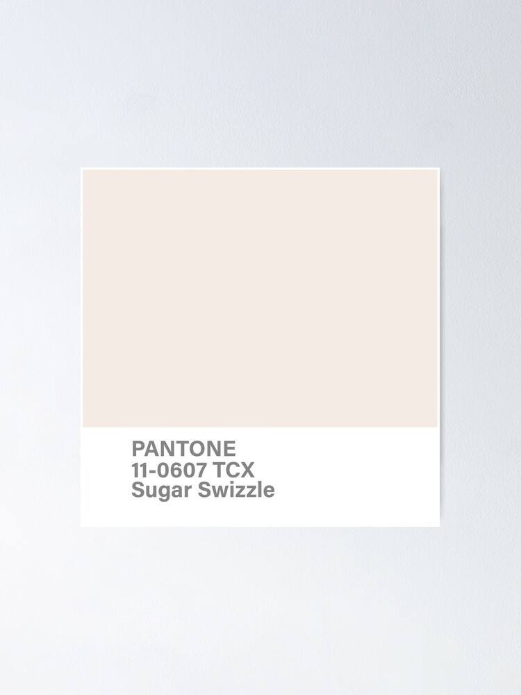 pantone-11-0607-tcx-sugar-swizzle-poster-for-sale-by-princessmi-com