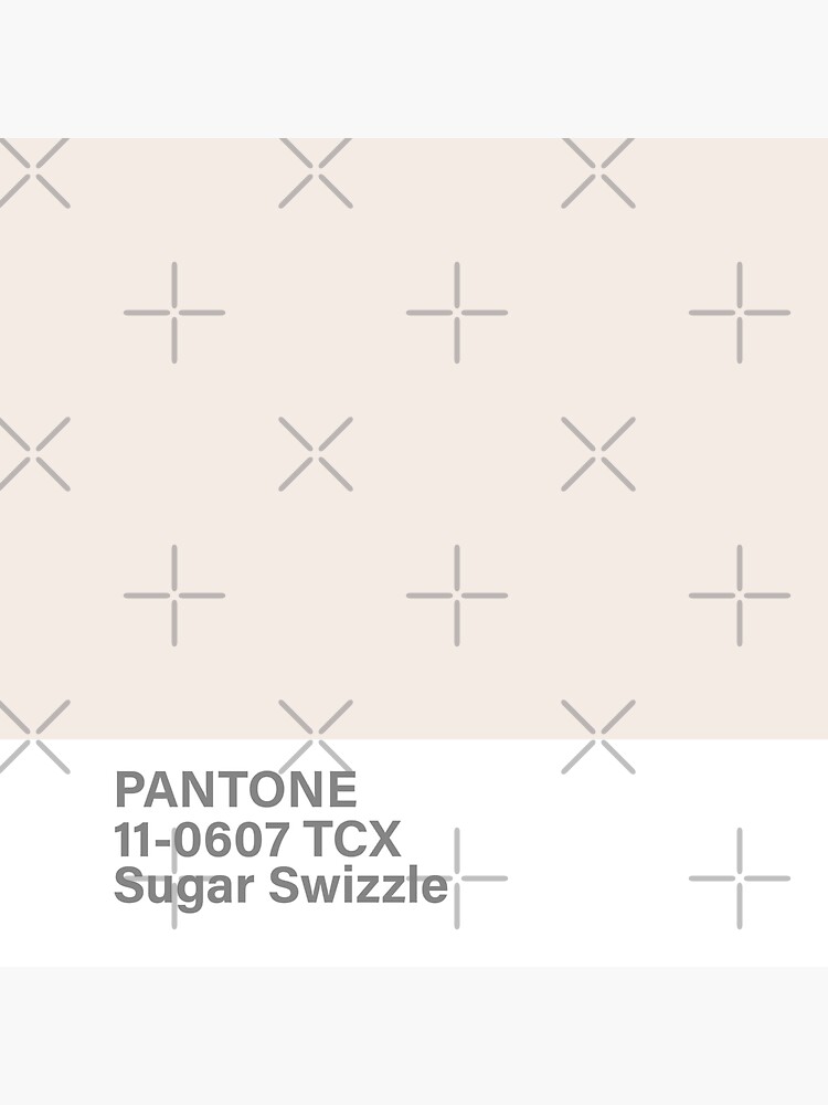 pantone 11-0607 TCX Sugar Swizzle Sticker for Sale by princessmi-com