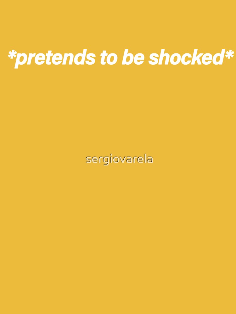 Pretends to be shocked meme Essential T-Shirt for Sale by
