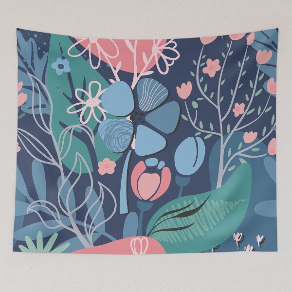 Item preview, Abstract Colourful Flowers 5 designed and sold by simplydesignart.