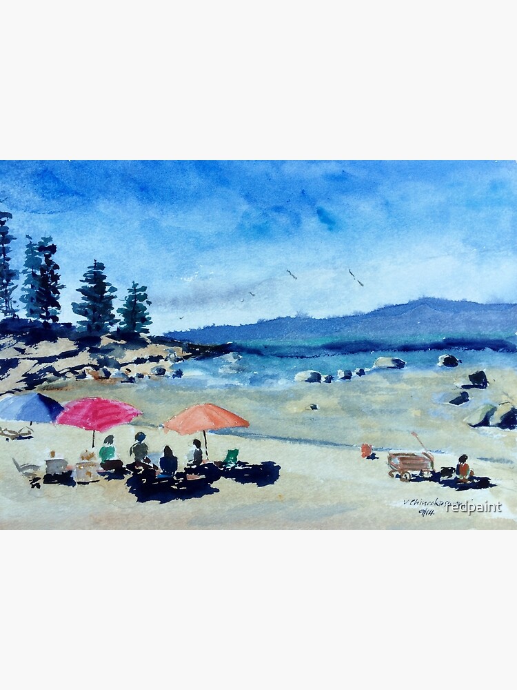 Beach at Lake Tahoe by redpaint
