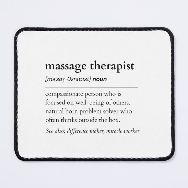 Item preview, Massage Therapist Noun designed and sold by Renware.
