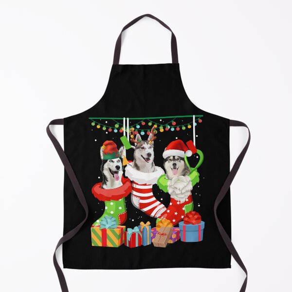 Item preview, Dog Siberian Husky Christmas Socks Funny Xmas Pajama Puppy designed and sold by PerkinsAarav.