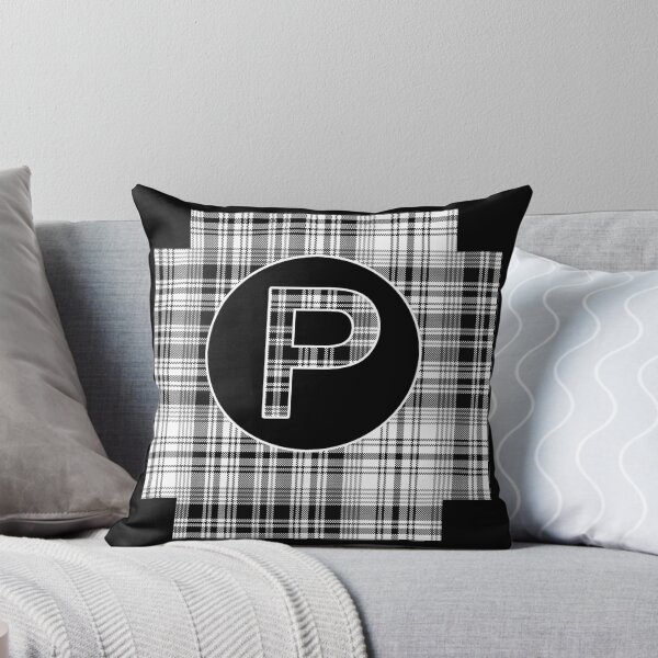 Item preview, Monogrammed Black and White Plaid designed and sold by Greenbaby.