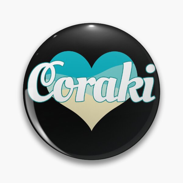 Artikelvorschau, Love Coraki - In der Nähe von Lismore, Australien - Aqua Heart Coraki entworfen und verkauft von Jazznote.