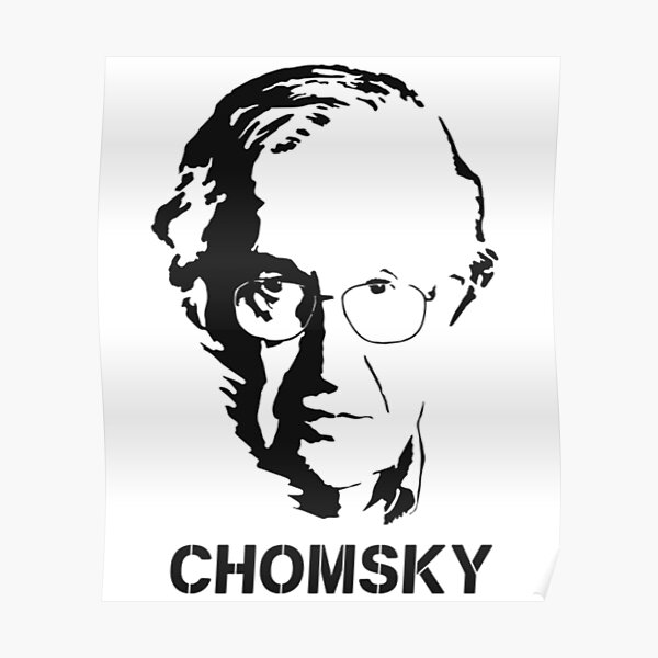 &ldquo;Noam Chomsky&rdquo; Poster for Sale by violikante | Redbubble