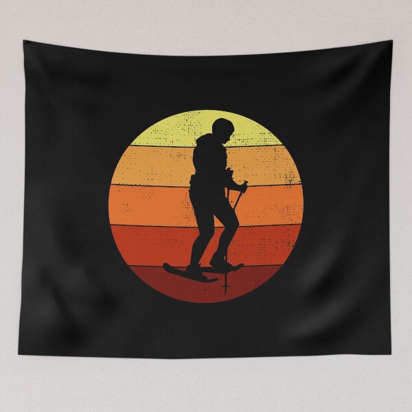Item preview, Snowshoe Hiking Winter Snowshoeing Vintage Retro designed and sold by TastefulTees.