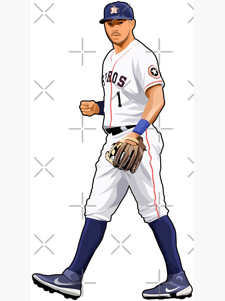 Alex Bregman Stare Sticker / Magnet