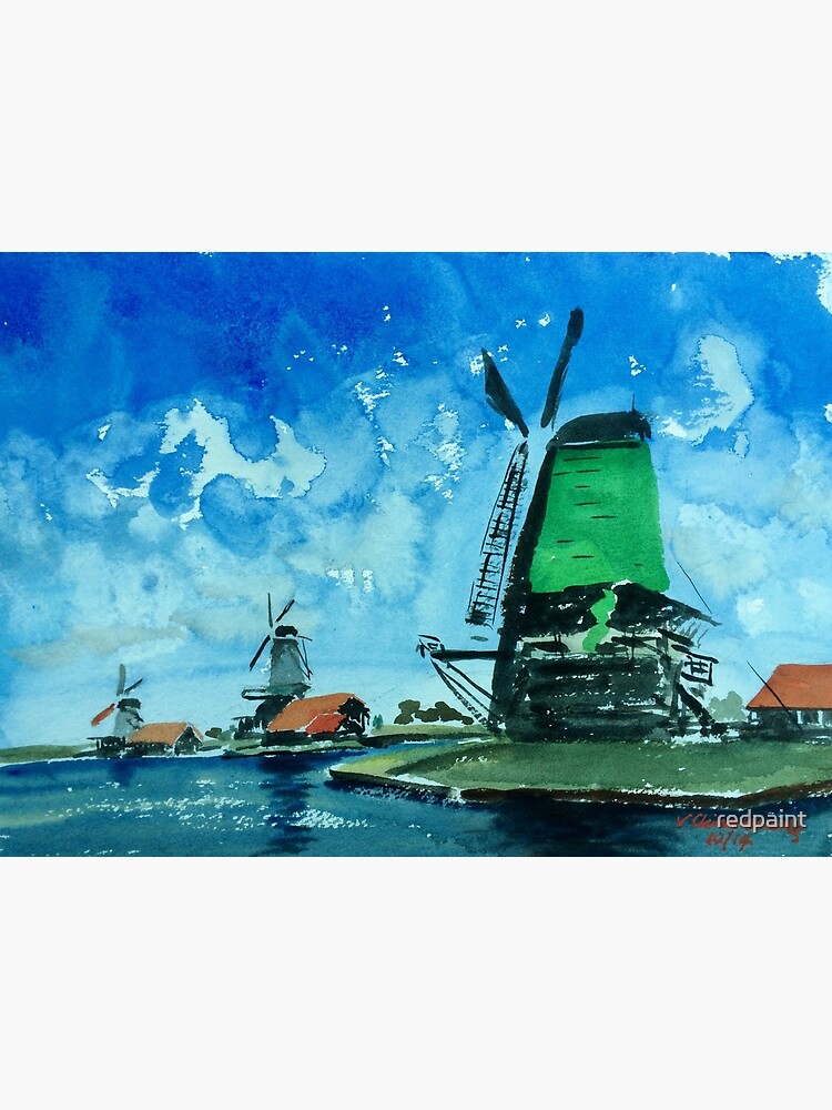 Windmills in Holland by redpaint