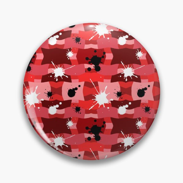 Item preview, Red Camouflage with Black and White Ink Spots Pattern designed and sold by quinellie.