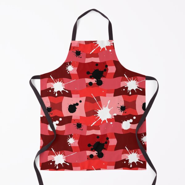 Item preview, Red Camouflage with Black and White Ink Spots Pattern designed and sold by quinellie.