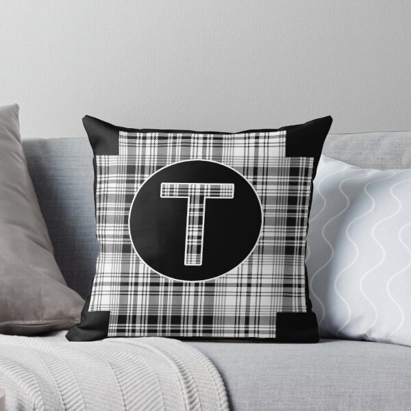 Item preview, Monogrammed Black and White Plaid designed and sold by Greenbaby.
