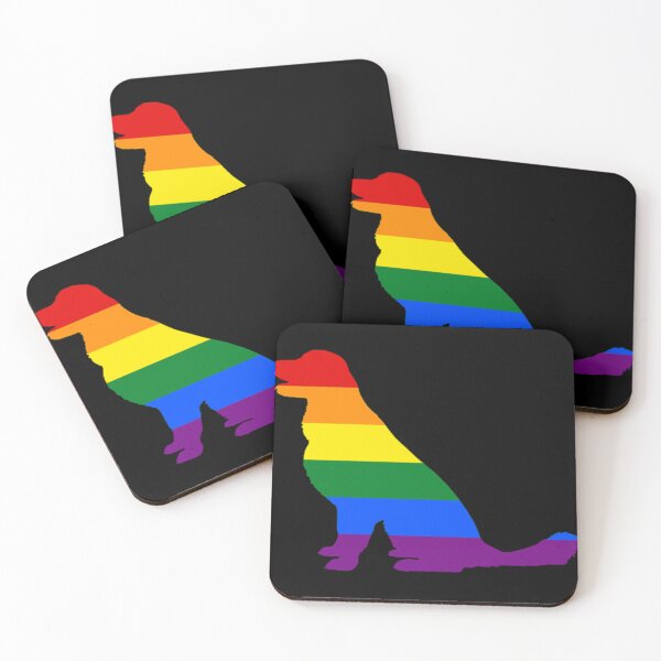 Item preview, Gay Pride Dog Proud Mom Rainbow Flag Golden Retriever Classic . designed and sold by koskiemjbelz.