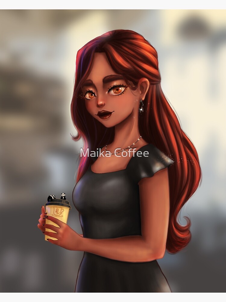 "Inspired Coffee Art & Illustration by MaikaCoffee 2" Poster for Sale