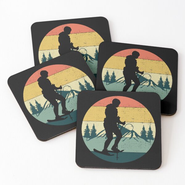 Item preview, Snowshoe Hiking Winter Snowshoeing Vintage Retro designed and sold by TastefulTees.